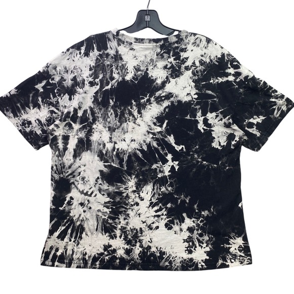 SHEIN Shirt Womens Large Tie-Dye Motorcycle Grunge Everyday Streetwear AOP - Picture 3 of 7